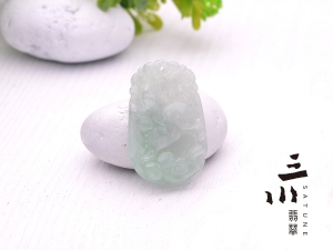 天然A貨翡翠生肖豬