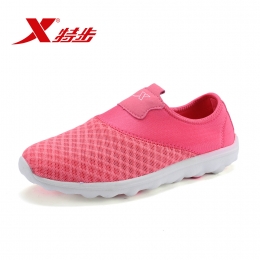 特步女子休閑鞋網(wǎng)面透氣輕便舒適防滑運(yùn)動(dòng)休閑鞋986218329109