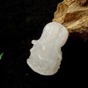 精美白玉關公佩