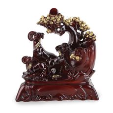 開光樹脂擺件★三羊開泰筆筒家居風水工藝品擺設(shè)★轉(zhuǎn)運旺財益智助學