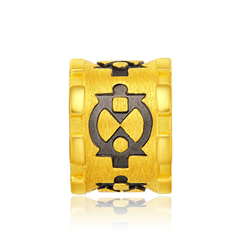 FOLLOW友情圖騰黃金足金吊墜轉(zhuǎn)運(yùn)珠