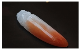 天然翡翠掛件-老坑冰糯種鮮潤黃翡細潤晶瑩立體精雕仿古獸牙