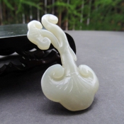 精美和田玉細(xì)潤(rùn)別致如意項(xiàng)墜/和田玉如意掛件/玉如意吊墜/玉緣軒正品