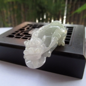 緬甸翡翠A貨辟邪招財辟邪玉貔貅掛件