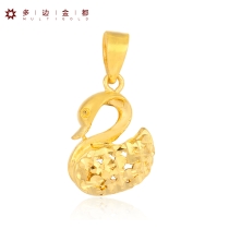 足金天鵝吊墜2.53g2.53g