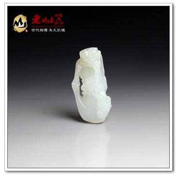 和田羊脂玉掛件歲寒三友