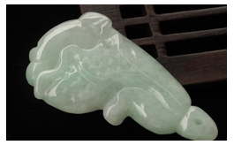 天然翡翠掛件-碧玉佳人老坑糯種嫩綠小白菜百財
