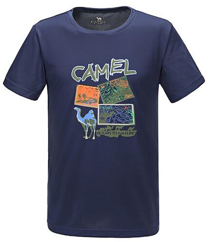 CAMEL骆驼新品户外速干T恤春夏款男女情侣透气短袖T恤A6S225126