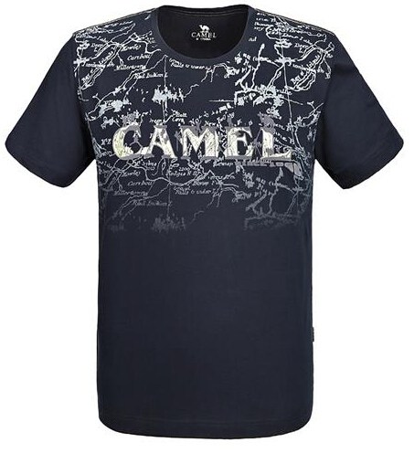 CAMEL駱駝戶外休閑T恤春夏新品男款短袖圓領T恤6S273132