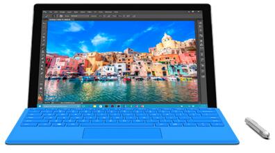 微软 Surface Pro 4 中文版Intel Core i5 - 4GB内存/128GB存储