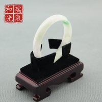 瑞氣和光專柜天然玉手鐲翡翠A貨冰種飄玉鐲子正品緬甸玉鐲包郵禮物