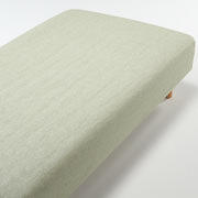 麻平织床罩/S/浅绿色100×200×18-28cm用