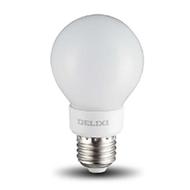 磨砂LED球泡燈3W德力西LED節能燈泡E27型號磨砂球泡冷白暖白閃耀球泡