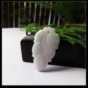 純天然緬甸a貨翡翠玉樹葉吊墜/玉葉子掛件/玉緣軒正品