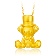 TeddyAngel暖暖泰迪黃金足金吊墜