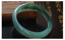 天然翡翠手鐲-貴妃鐲--老坑冰種油青綠水潤晶瑩柔美秀雅貴妃鐲(57)