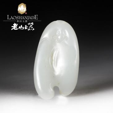 和田玉掛件福和田玉吊墜福