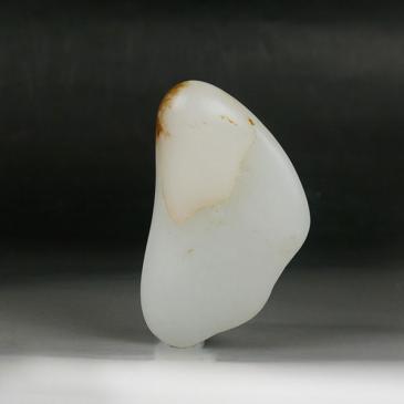 新疆天然和田玉羊脂白玉籽料原石37.8g專柜正品包郵