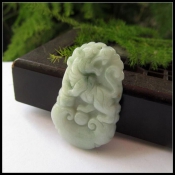 緬甸翡翠A貨十二生肖如意虎掛件