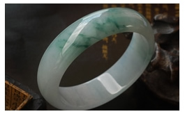 天然翡翠手鐲--老坑冰糯種飄藍花細膩均勻水潤晶瑩典雅厚裝寬版富貴圓鐲(59)