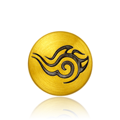 FOLLOW+日月星云電行者手串黃金足金轉運珠