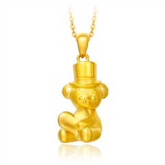 TeddyAngeln暖心黃金足金吊墜