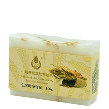 ：牛奶燕麦润肤精油皂100g
