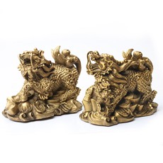 開光銅器擺件★圣獸王麒麟★鎮(zhèn)宅辟邪招財(cái)進(jìn)寶