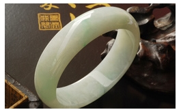 天然翡翠手鐲--綠絲盈動老坑冰種淺綠滿色青春靚麗圓鐲(54)
