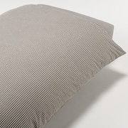 水洗棉被套Q210×210cm用/棕色格纹