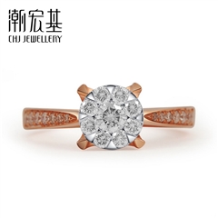 星克拉系列-流金歲月-鉆石戒指