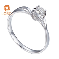 洛宝希女士钻石戒指求婚定情钻戒订婚结婚戒指裸钻定制L216