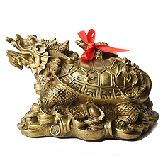 銅質元寶龍龜擺件★特大號龍龜家居風水工藝品擺設★旺財招財化煞化太歲