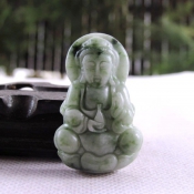 天然南陽(yáng)玉獨(dú)玉吉祥觀音掛件/玉觀音項(xiàng)墜/開(kāi)光觀世音菩薩保平安護(hù)身辟邪/玉緣軒正品