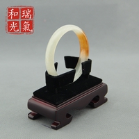瑞氣和光1157-44專柜純天然紅翠A貨玉鐲送禮物高檔紅瑪瑙圓玉翡翠手鐲