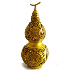 開光銅質葫蘆擺件★開蓋中號吉祥葫蘆家居風水擺設★利健康增情緣鎮宅