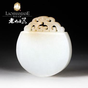 和田玉掛件素面有糖和田玉吊墜