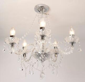 ChromeBryony5LightSemiFlushChandelier