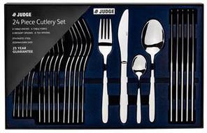 JudgeStainlessSteelModern24PieceCutlerySet