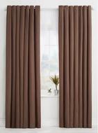 MochaEssentialsPlainPanamaEyeletCurtains