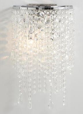 ChromeTessChandelierWallLight