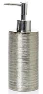 ScratchTexturedMetallicSoapDispenser,Silver