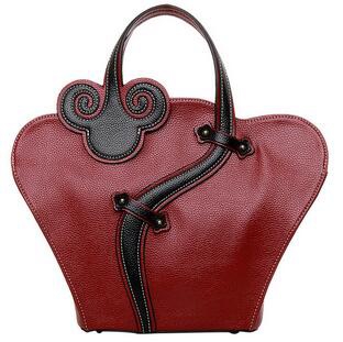 Cheongsam Shape Color Matching Embossing Tote