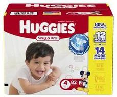HuggiesSnugAndDryDiapers-Size4-82Ct.