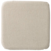 水洗麻坐墊套方型36×36cm/生成色