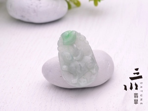 天然A貨翡翠生肖兔子