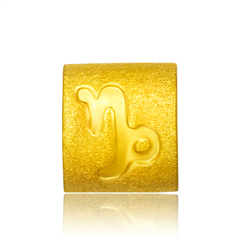 【網(wǎng)店尊享款】白羊座黃金足金吊墜轉運珠