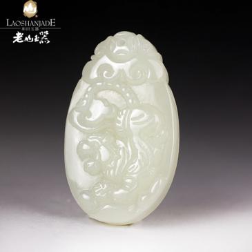 和田玉掛件生肖虎吊墜生肖
