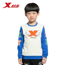 特步專柜同款男孩衛(wèi)衣時(shí)尚潮流圓領(lǐng)男孩套頭衫685425050193