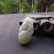 精美純天然和田玉寶葫蘆吊墜